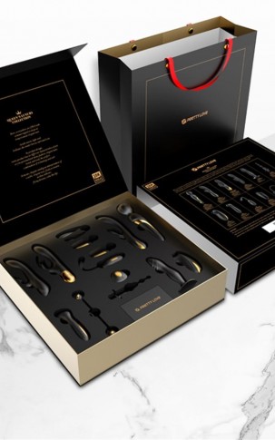 12 Parçalı 18K Altın Kaplamalı Elit Vibratör Seti - Queen's Collection